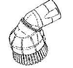 Mundstykke, rund børste 32 mm. GM80