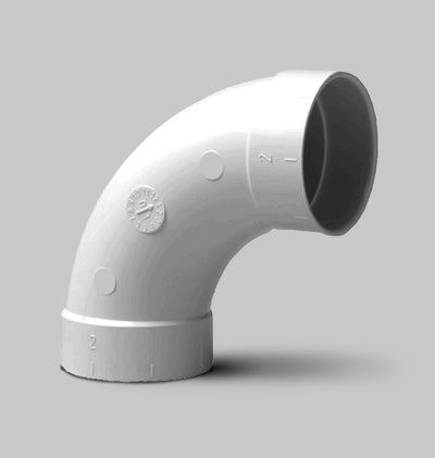 Bøjning 90° lang, blød