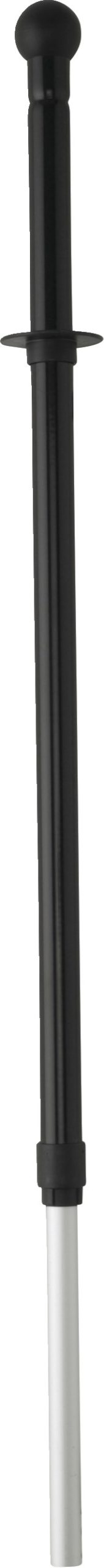Teleskopskaft Globe Vikan sort m.kliksystem