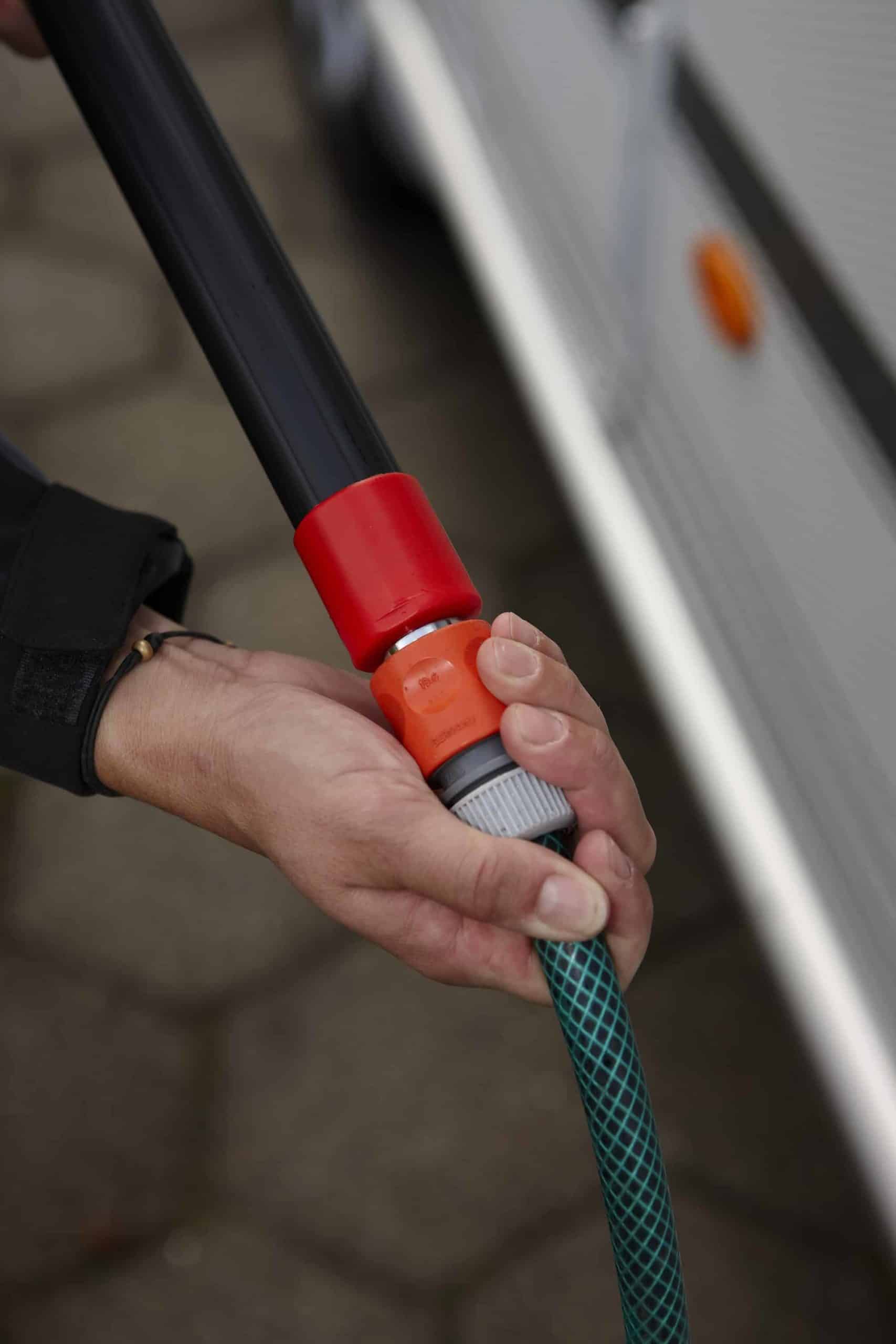 Gardena teleskopskaft alu.1060-1600 m/vand