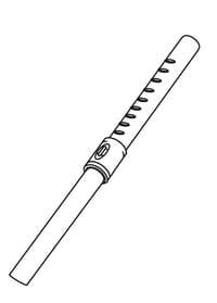 Rør, teleskop Ø32 mm. krom Action/Coupe