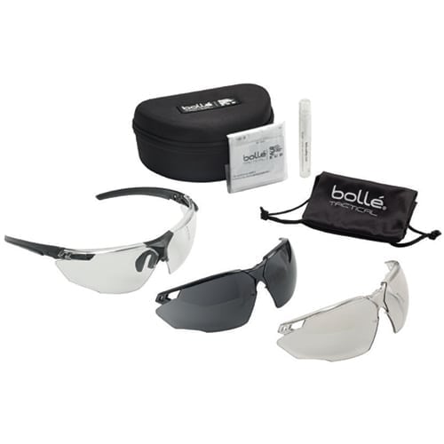 Bollé. deluxe skydebrille kit m/3 linser