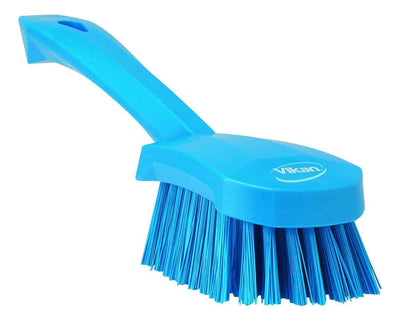 Spandebørste m.kort skaft 270 mm.stiv, flere farver.