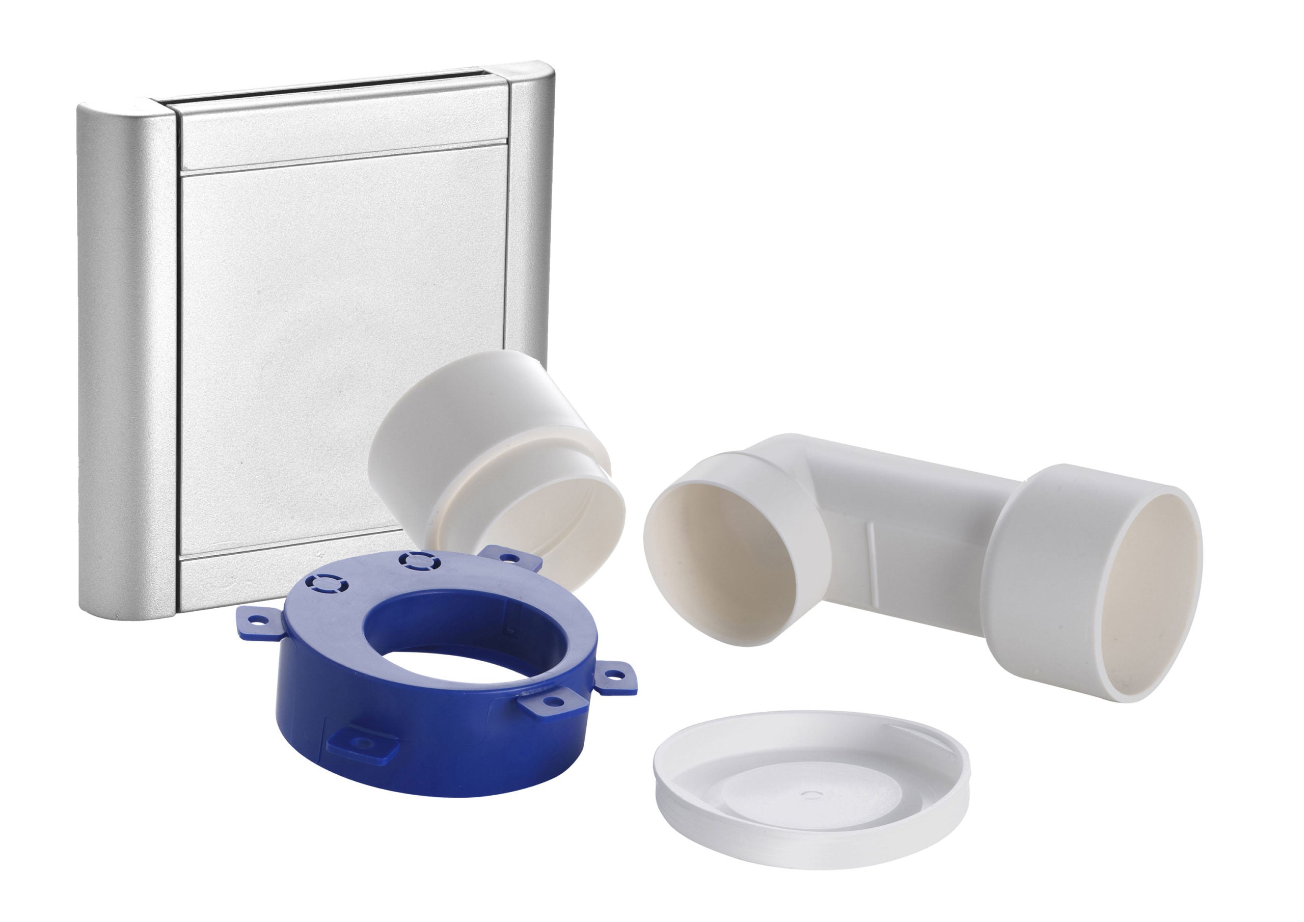 Sugekontakt alu-look med fittings i pose