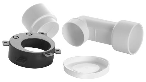 Indbygningsboks med vinkel og muffe