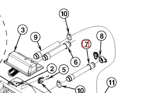 Slange 1 1/2 I.D.X25' AX3