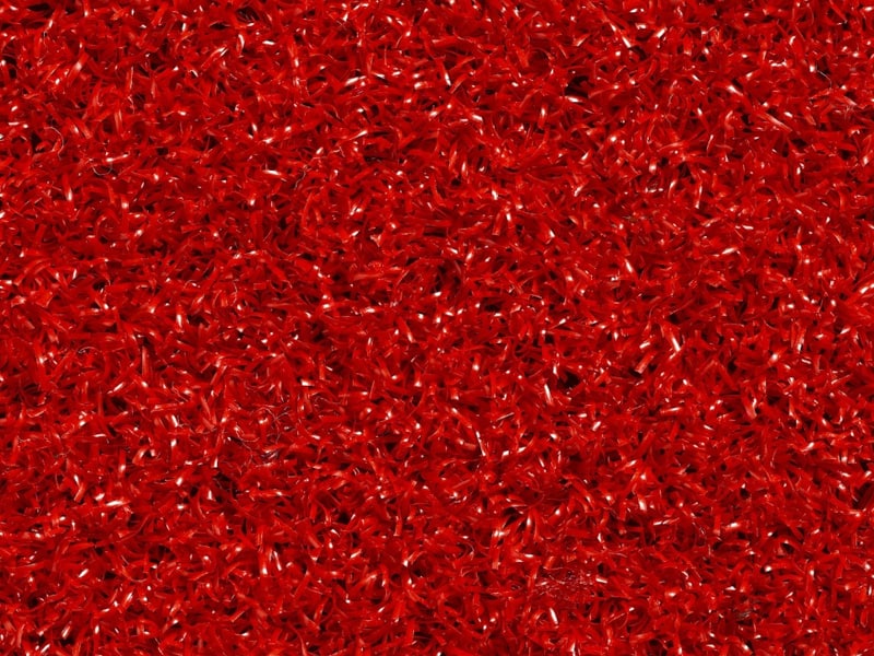 Måtte lb. meter x 100 cm./bredde Rød løber polystrå