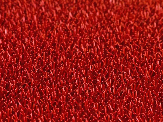 Måtte lb. meter x 90 cm./bredde Rød løber polystrå