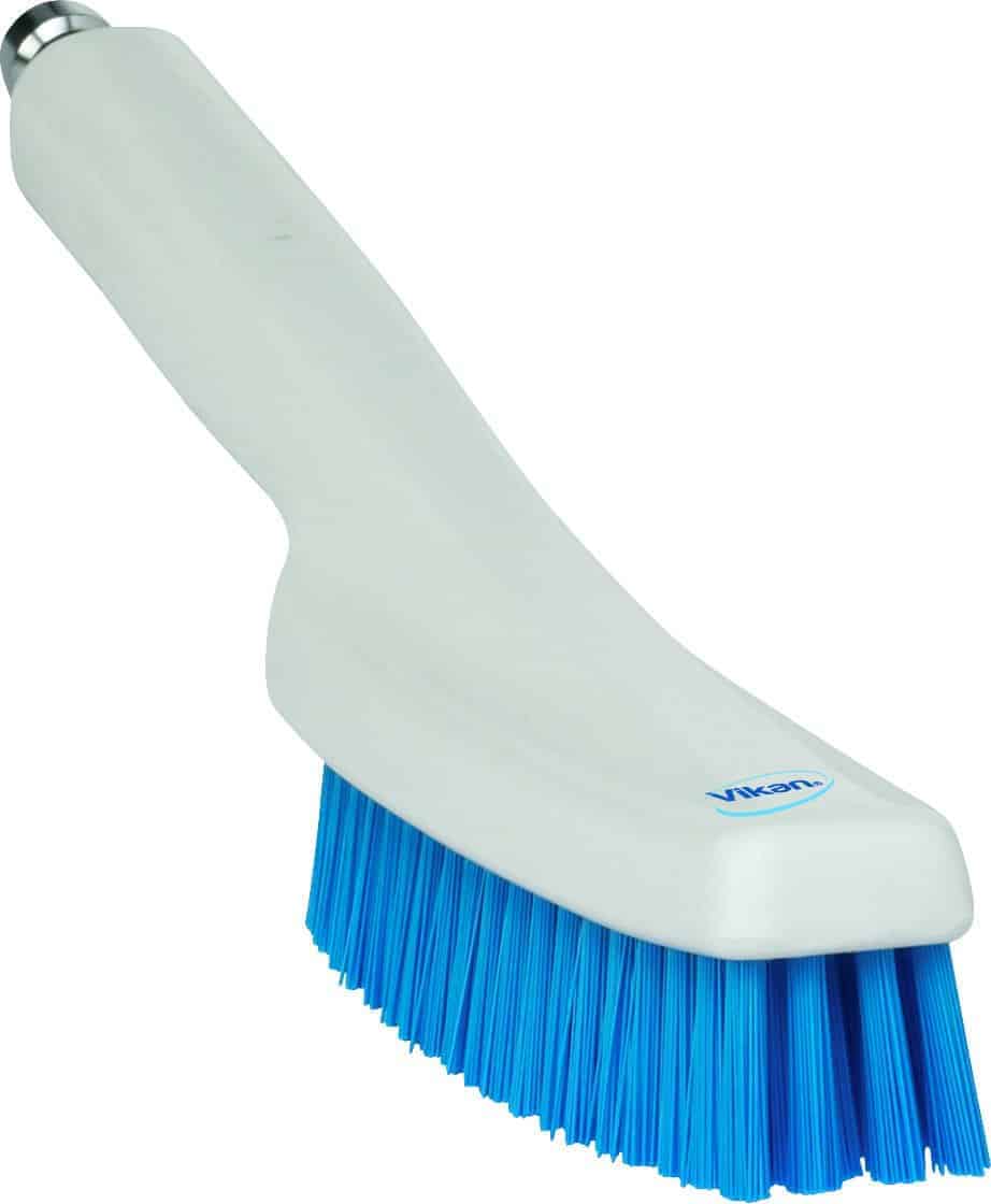 Håndbørste m/vandgennemløb og quickkobling, flere farver.