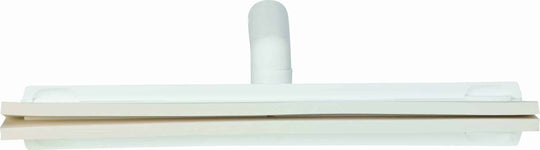 Gummiskraber plast  40 cm.drejeled hvid