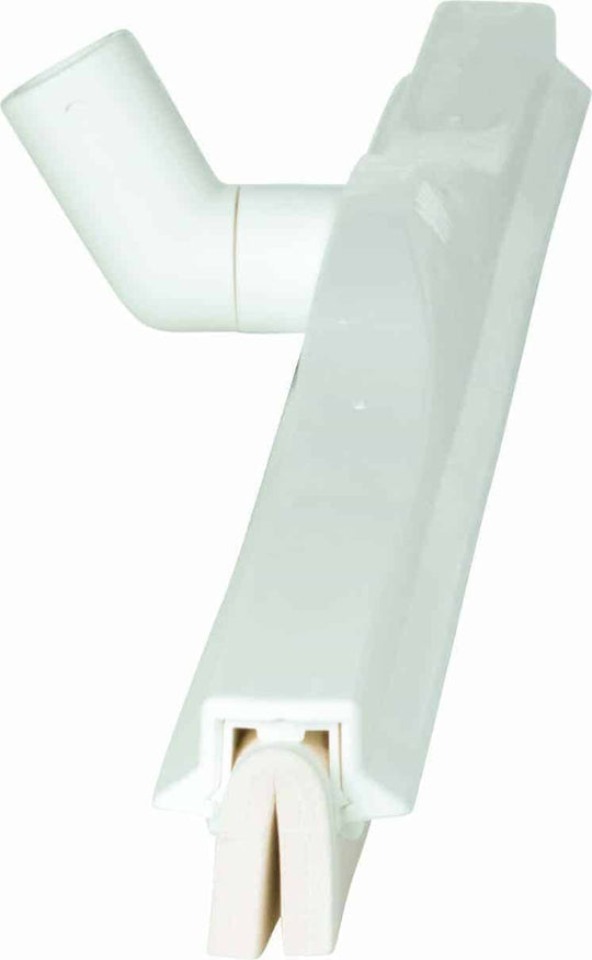 Gummiskraber med drejeligt led, 70 cm, hvid