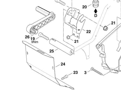 Drejehåndtag til Neptune 4-49X