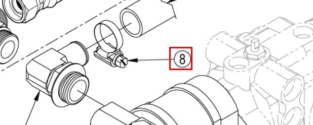 Clamp hose SAE 24E00047