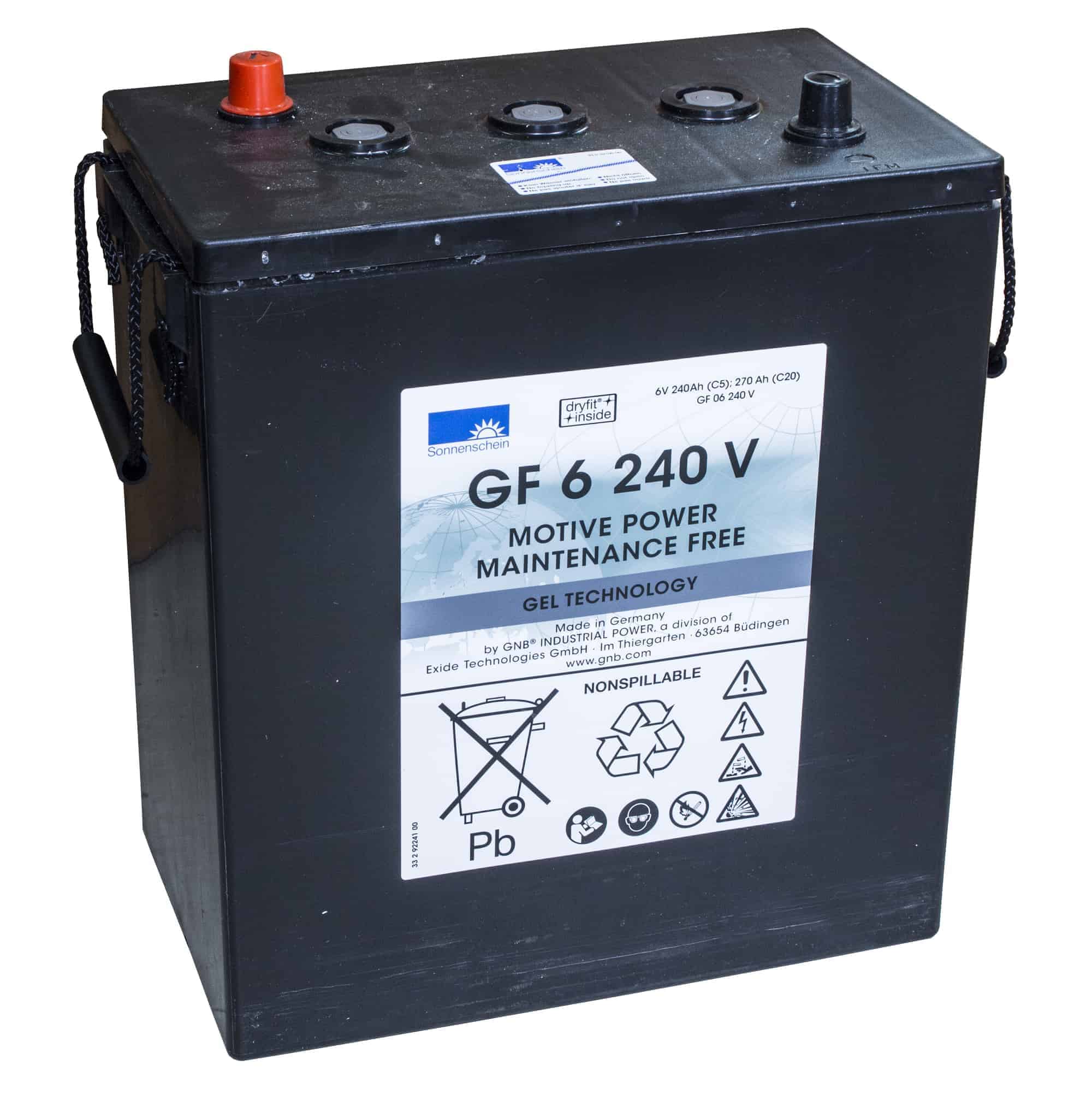 Batteri 6V 240A GEL monoblok