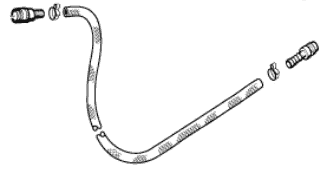 ALTO slange, spray med kobling til TW Car