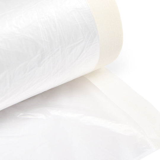 Afdækningsplast 24 stk.140 cm. X 20 m. med tapekant