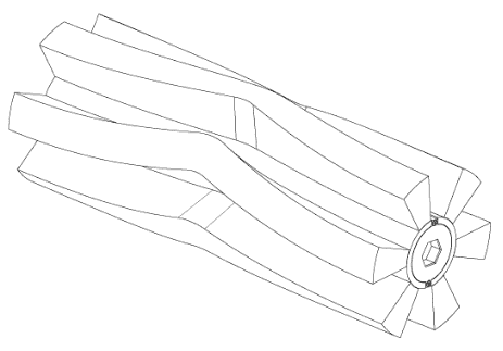 Børste, Hoved Ppl. 800Mm