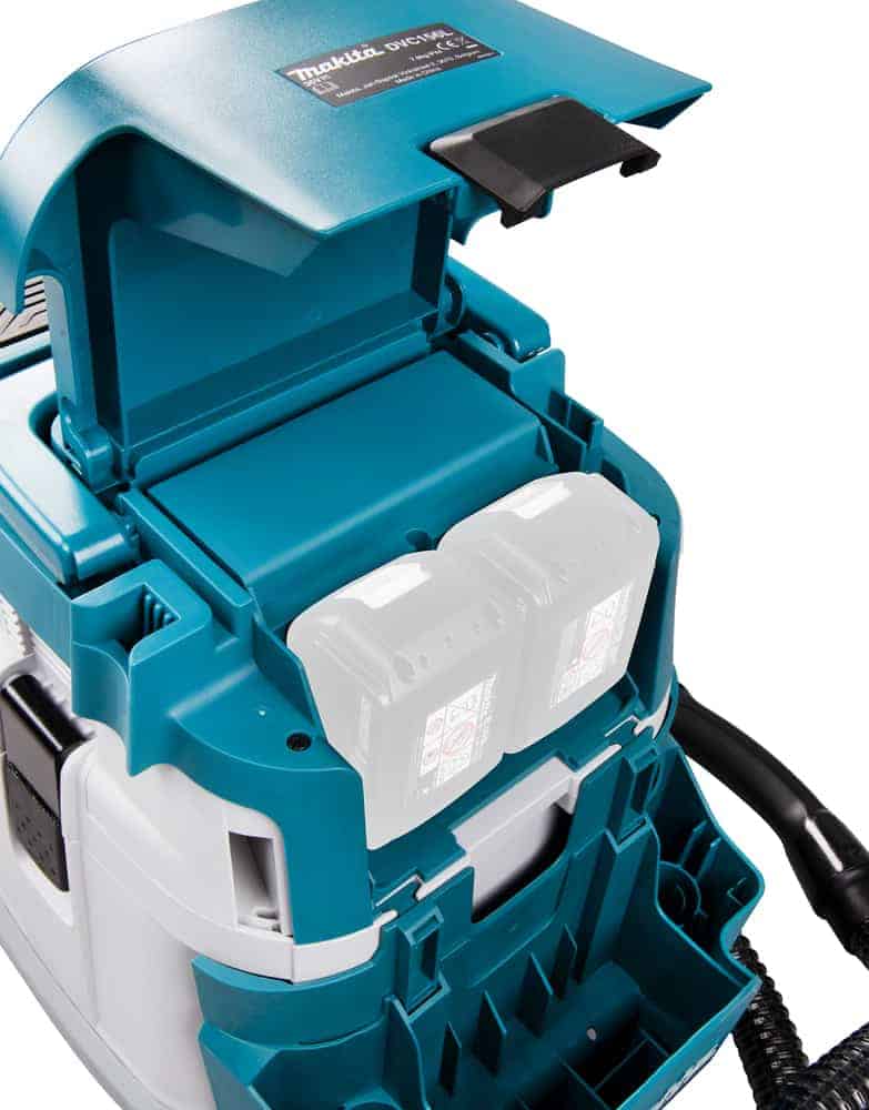 Makita Gulvstøvsuger 15 L. Battery til 2 x 18V