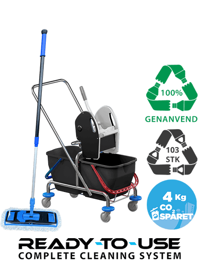 Gulvvaskevogn Nordic Recycle Speed Mop System 2 x 15 L.