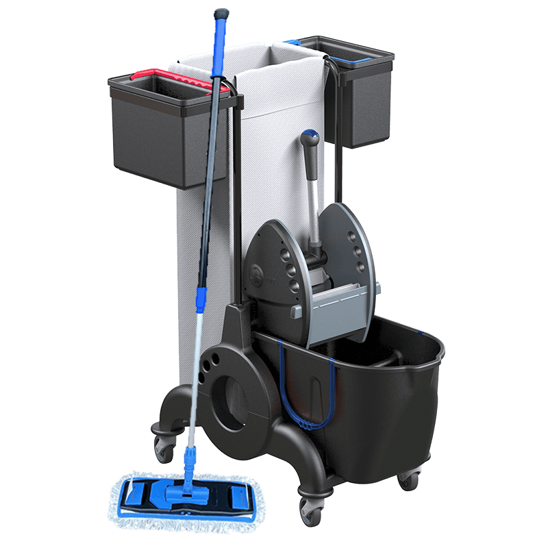 Rengøringsvogn Nordic Recycle Speed Mop Kombi Komplet