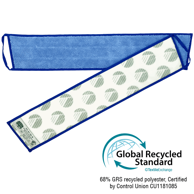 Mikro Vision Mop m.velcrobagside 62/66 cm.Svanemærket