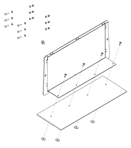 Filter fixing kit til Nilfisk SW750/ Alto floortec.350