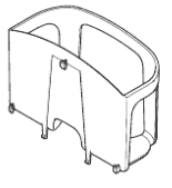 Holder til 2,5 liter dunk