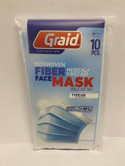 Medicinsk mundbind (pakke á 10 stk) TYPE IIR godkendt