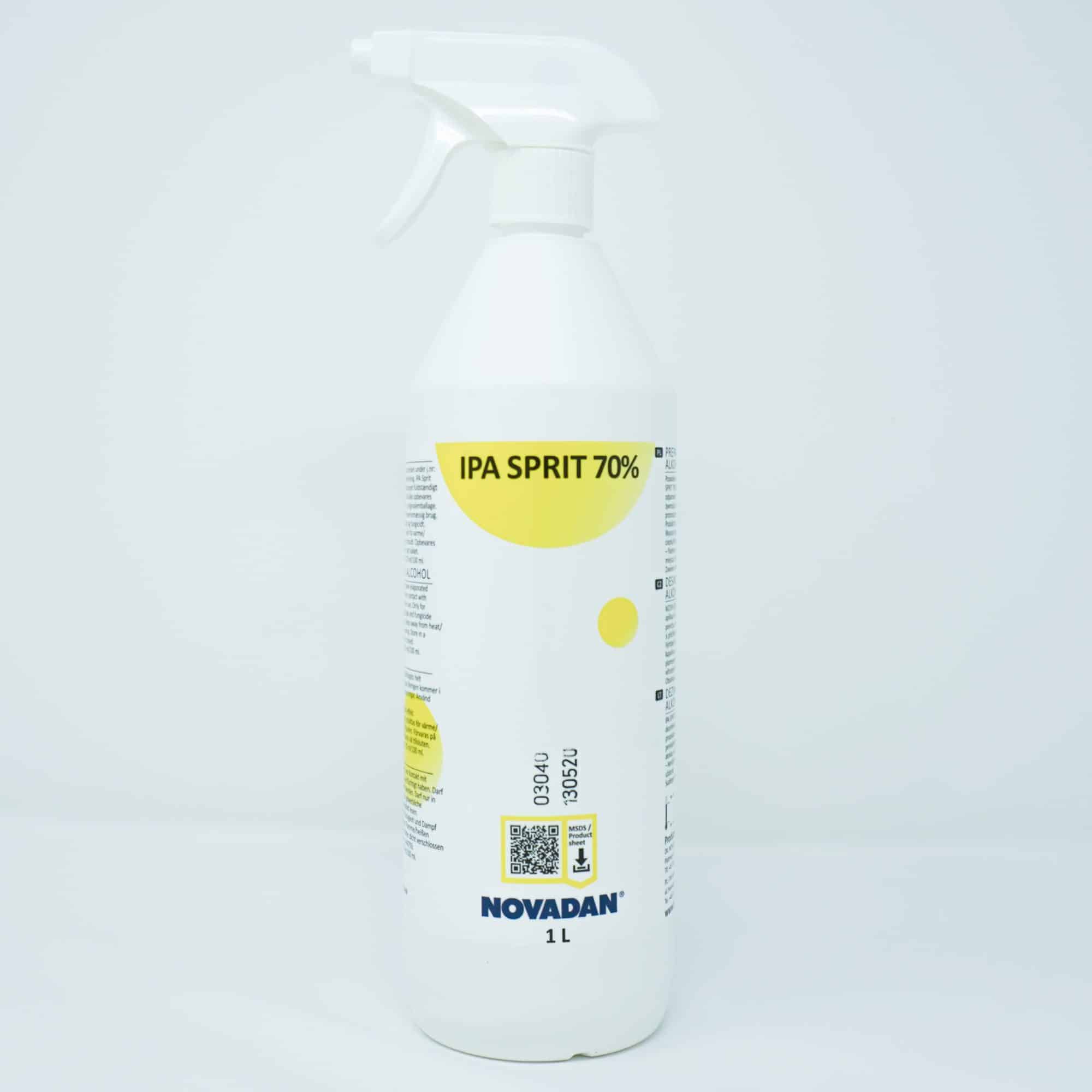 Novadan Sprit 70% 1 L til afspritning af kontaktflader komplet