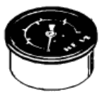 Manometer 0-300 bar