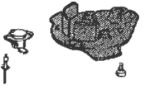 Motorgavl inkl. thermo sikring til GD930