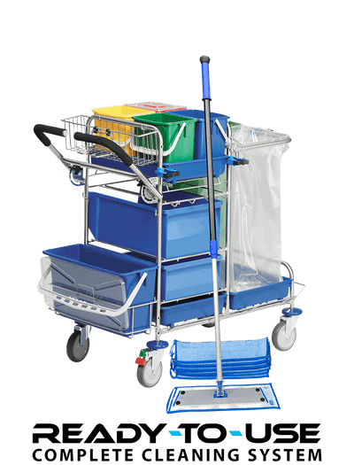 Rengøringsvogn Champion 5 komplet
