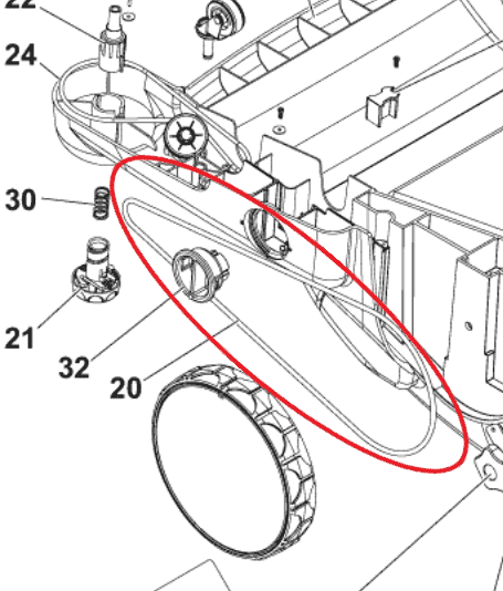Rem, lang til SM800/Floortec 480