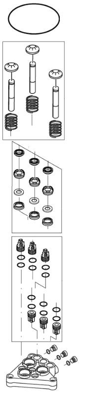 Rep.sæt for cylinderhoved