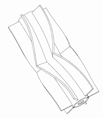 Børste, PPL 700mm.cylinder SR1100S