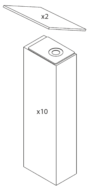 Originale Støvposer til GU 355 10 stk.