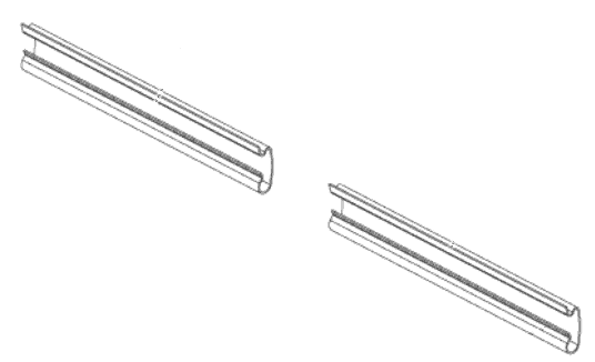 Sugegummiskinne - sæt (2 stk)