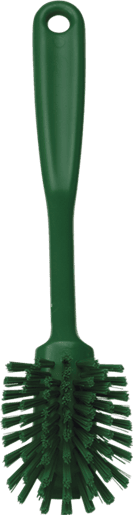 Opvaskebørste med skrabekant 280 mm. medium Grøn