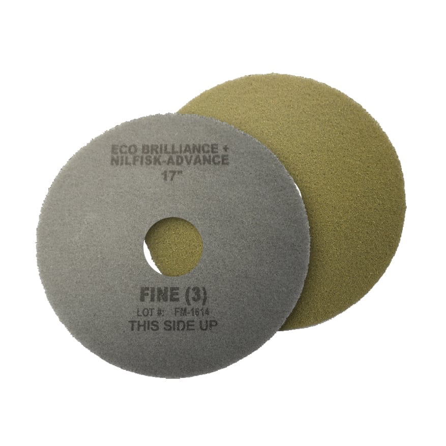 Eco Brilliance Pad 14” Ø355 mm. 2 stk. flere farver