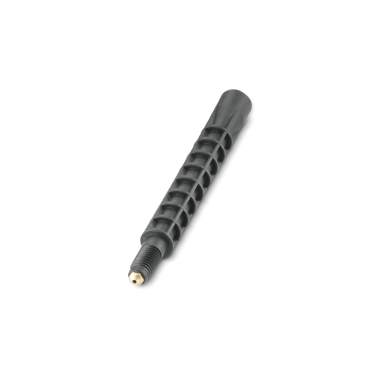 Forlænger til punktstråledyse med adapter til rundbørster til SGV-dampstøvsuger, 140 mm.