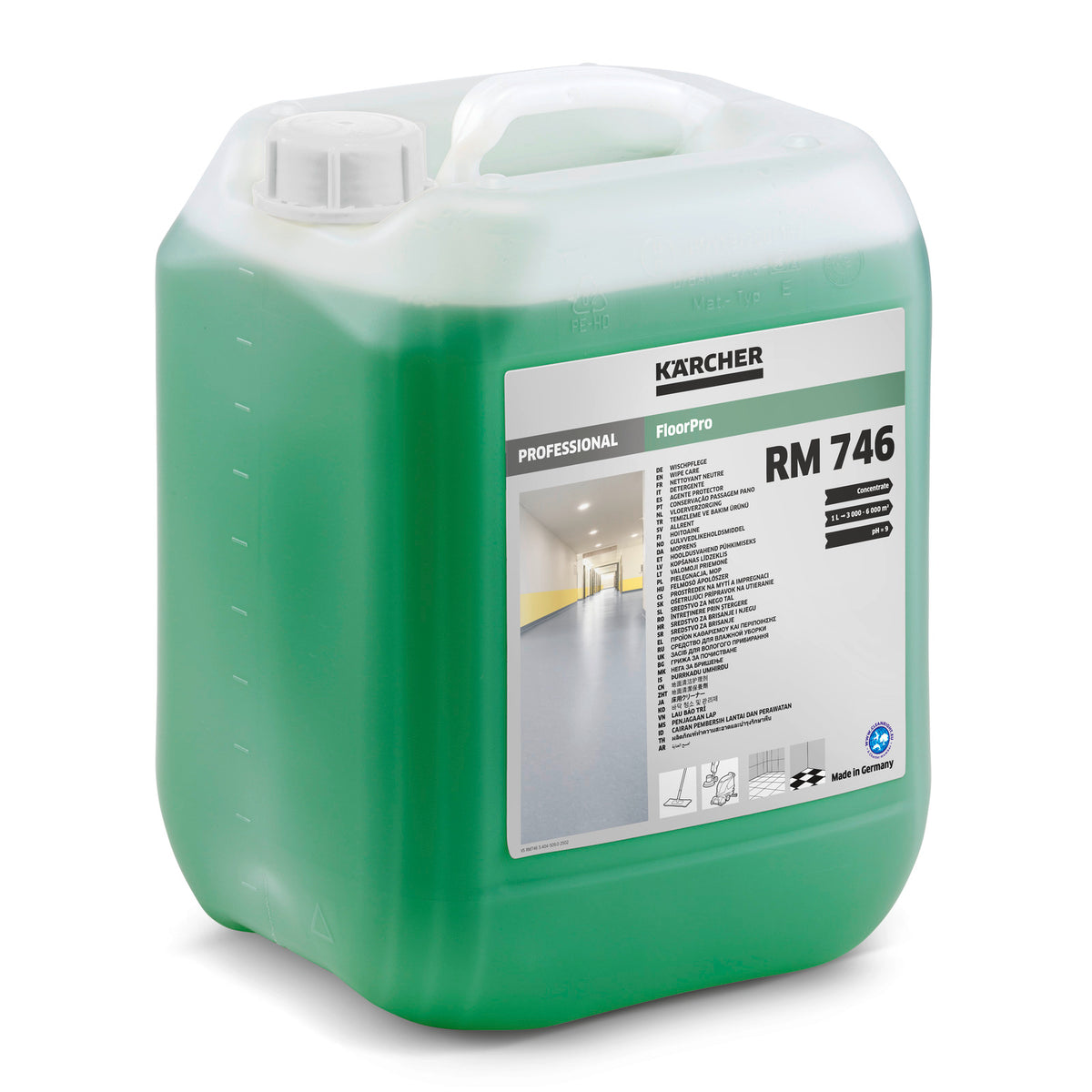 FloorPro Wipe Care RM 746, 10l