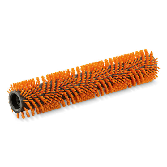 Børstevalse, høj / lav, orange, 532 mm