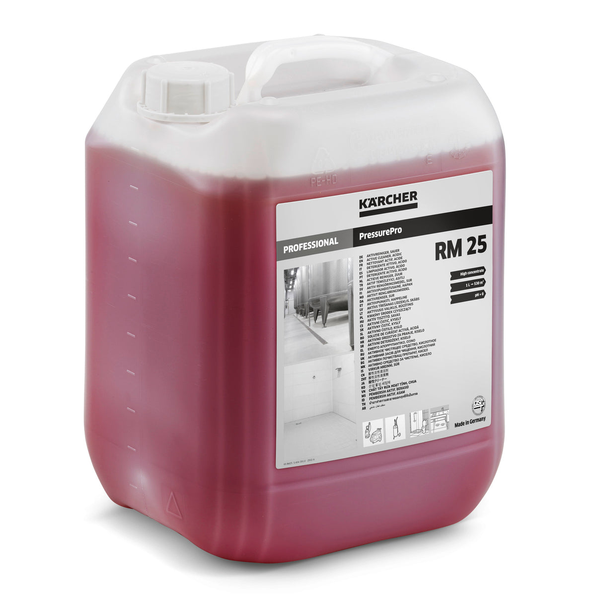 PressurePro RM 25 Aktivt rengøringsmiddel, sur, 10l