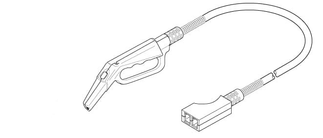 Damphåndtag m. slange