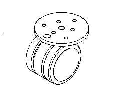Drejehjul til bl.a. GM/King