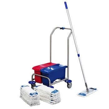 GeniMop komplet m. 24 mopper