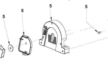 Holder For sidebørste (V) Floortec 350/SW750