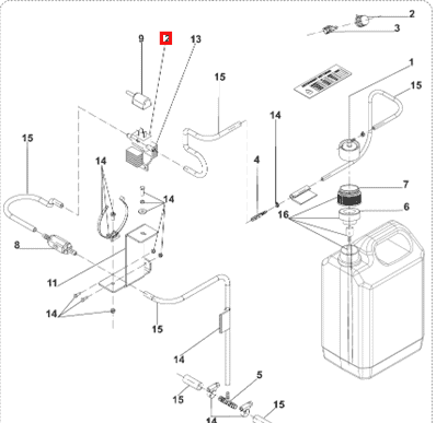 Kemipumpe Scr.611