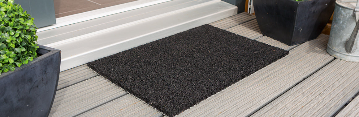 Kokosmåtte, velour 200 cm. x Lbm (max.12 mt.)