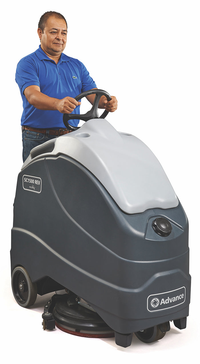 Gulvvaskemaskine Nilfisk SC1500 inkl. 5 L Sæbe